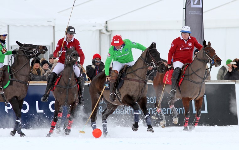 Construction Begins 2015 St Moritz Snow Polo
